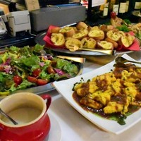 ビストロ・カフェ・ド・パリ - パーティーメニューは御覧の通り