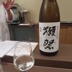 初音屋 - 最後はデザートで獺祭を。