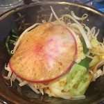 ラーメン 末廣家 - 野菜畑 ¥150