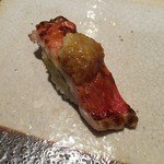 すし匠 まさ - H27.12 金目鯛炙り握り