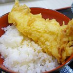 さぬき三郎 - 料理写真:天丼用白ご飯と鶏天