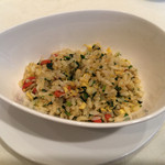 梨杏 - ほうれん草入り炒飯