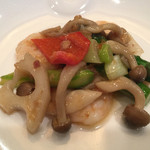 梨杏 - 海老のＸＯ醬ソース炒め