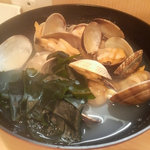 ふく田 - あさりの酒蒸し