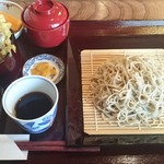 Watanabe - 蕎麦とエビの小天丼セット