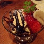 喰いもの屋やそはち - ミニチョコパフェ　h27.12.22撮影