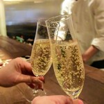 キャトルラパン　神戸三宮 - ■久しぶりの乾杯～～♪