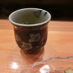 天寿し - 最後の茶