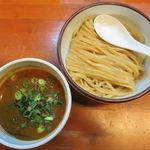 麺屋 高橋 - みそつけめん中のアップ