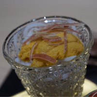 銀座 よし澤 - 八寸 鱧そうめんと紫ウニ
