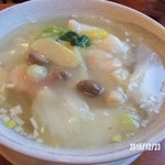 川菜味 - 魚介入り塩味麺