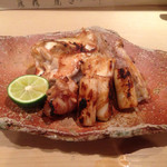 ぎおん 阪川 - 虎河豚炭火焼きの完成♫