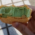 からさわ - 抹茶アイスのモナカ（150円）