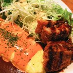 ダイニング ハル - オムカツ定食　８００円