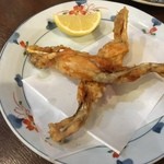 日本料理 三平 - かえるさん食べちゃいますた（汗）。人生2度目だす。