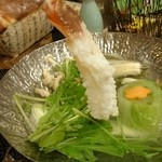 湯喜望 白扇 - カニしゃぶ