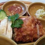 アップです。鶏肉ウマいです♪