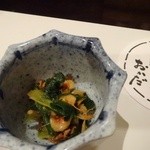 Shusai Okada - 桜海老と青菜炒め