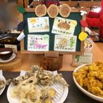 くるるの杜 農村レストラン - 【2015年12月】人気の天ぷらコーナー。