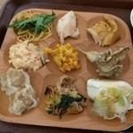 くるるの杜 農村レストラン - 【2015年12月】とってみた（食べたいもんばかり取ったら、おかず系には赤色が足らないなぁ）。
