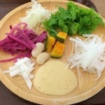 くるるの杜 農村レストラン - 【2015年12月】サラダオンリー。