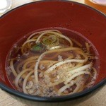 くるるの杜 農村レストラン - 【2015年12月】〆のうどん。