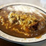 カレーショップキング - Wハンバーグチーズカレー大盛り辛口