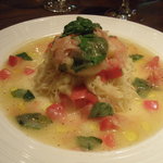 トラットリア スペランツァ エッセ - 桃の冷製カッペリーニ