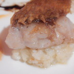 ダ イシザキ - 魚　リゾット小田原産金目鯛クロッカンテ乗せ