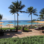 Off the Hook - 海に面したレストランなんで座った席からはアウラニの素晴らしい海を正面に見る事ができました。
            