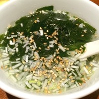 みやび 六本木店 - わかめスープ
