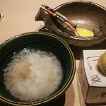 満愛貴 - キャベツ、昆布、梅、シャケのお茶漬け