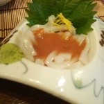 手打ちそば八轟 - 烏賊塩辛