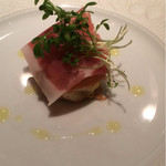 cucina Wada - 【15`12月】お通し！タラ白子のピカタと生ハム