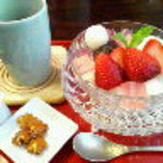 埜庵 - さくらのクリーム白玉あんみつ700円*2004.08~2008.07