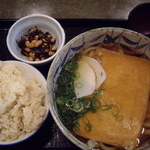 花ごよみ - きつねうどん　かやくご飯セット