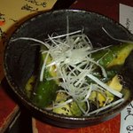 アボカドと胡瓜の胡麻ラー油合え