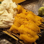 生ゆばと生うに刺身・５４０円