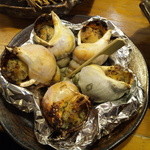 ぼんてん漁港 - 北海道つぶのにんにくバター焼き・５４０円