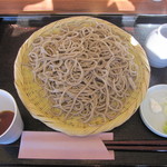 蕎麦専門店 愉庵 - 「せいろ蕎麦 (玄)　\７８０」