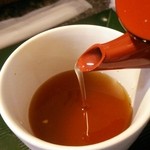 一らん - 蕎麦湯(201512)