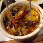 ひより　麦縄本舗　炭焼酒場 - H27.12.18 木の子のにんにく地獄焼き