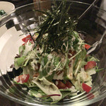 ひより　麦縄本舗　炭焼酒場 - H27.12.18 納豆とチャンジャの韓国風サラダ