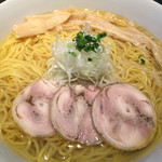 塩 1.5玉 がんこ 鶏トッピング