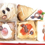 パティスリーほんだ - カットケーキ６個で￥２０７０（税込）