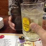 神山 - H.27.12.24.昼 角ハイボール(プレーン) 300円 vs 水 de 乾杯♪