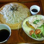 蕎麦 いち - 蒸し三田ポークとお蕎麦