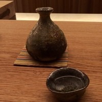 天神橋 青木 - 信楽の徳利