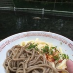 池内うどん店 - 結局、２玉ずつお代わり３杯、〆にソバ１玉の７玉食べましたとさ(^_^;)