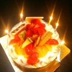 菓子工房メルヘン - 娘の誕生日時の(デコレーション)ケーキです♪